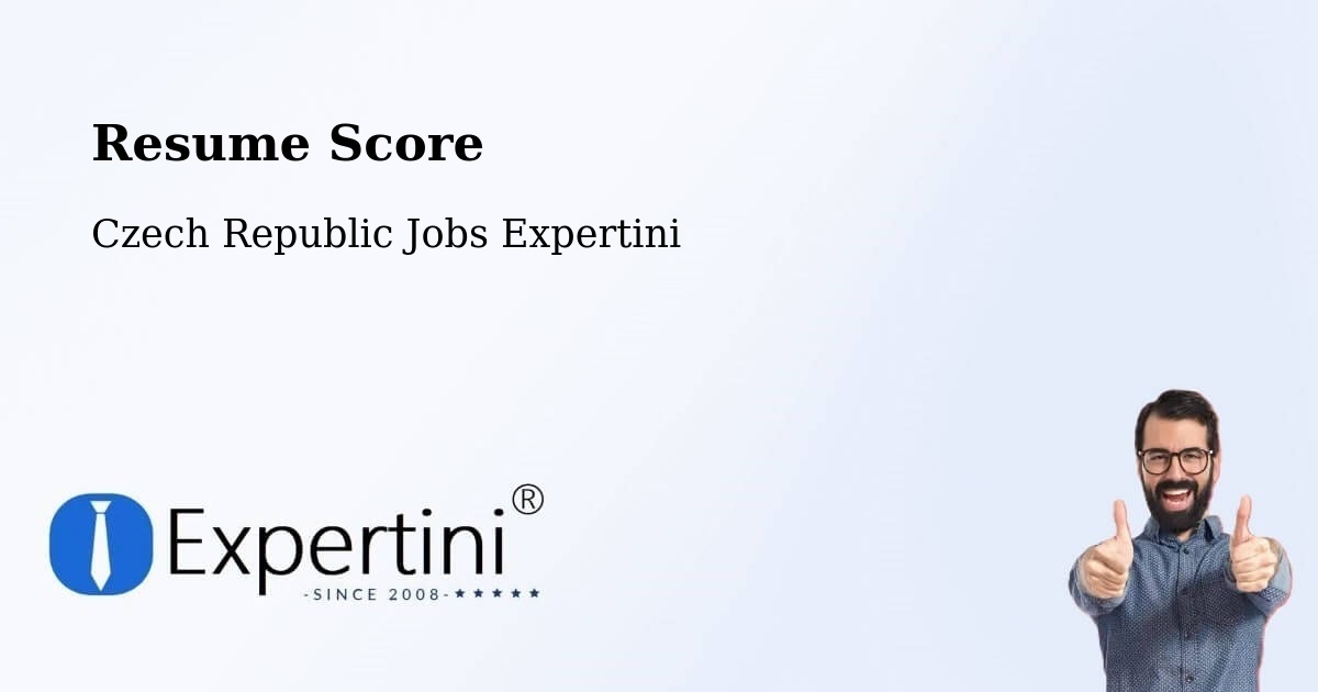 Resume Score & Job Description Match Tool – Křížová - Czech Republic Jobs Expertini